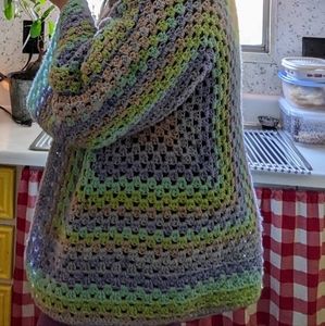 Hooded Crochet Cardigan